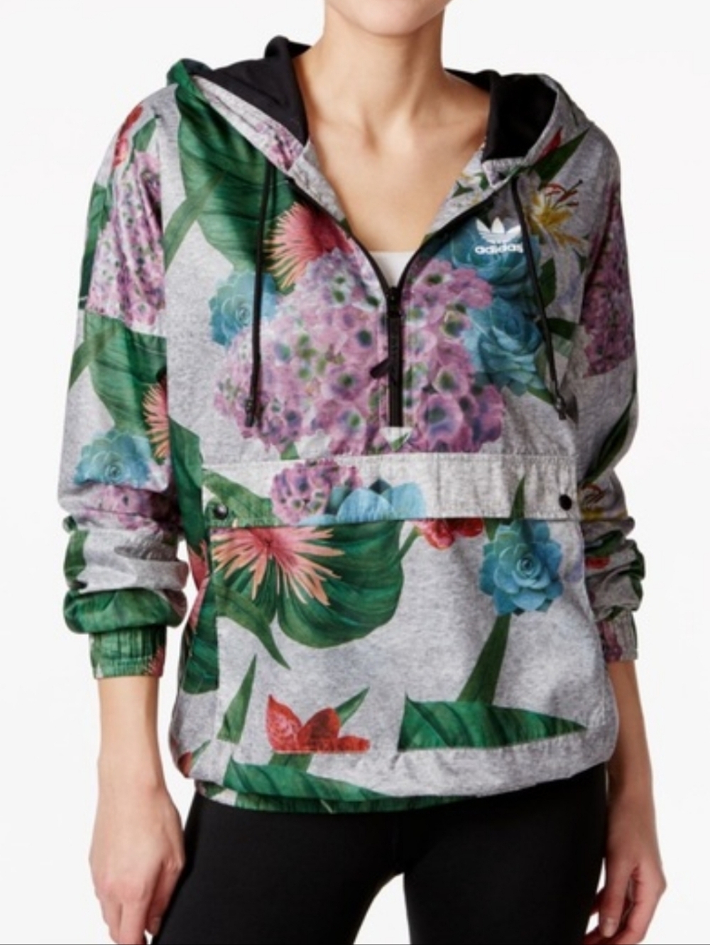 ADIDAS x FARM RIO Tropical Hoodie Pullover Jacket